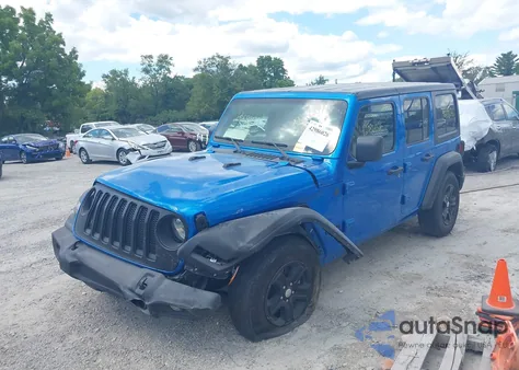 2022 Jeep Wrangler Unlimited Sport S 4X4 from USA, damaged, VIN 1C4HJXDN9NW184406